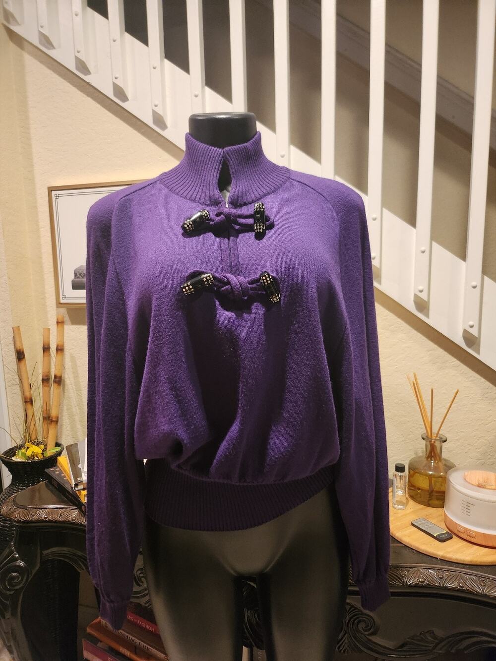 Valentino purple sweater size 12